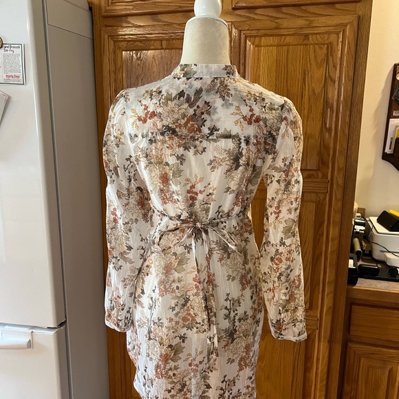 NWT Sweet Long Sleeve Babydoll Dress/Tunic Top Size Small - Picture 3 of 11